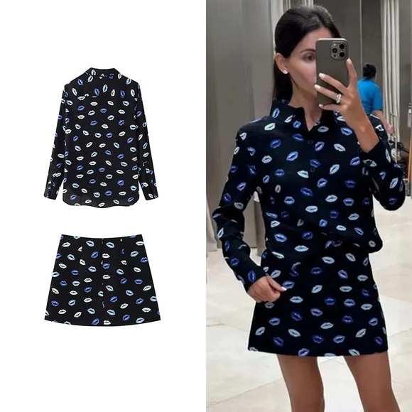 Brand-new zara set: top xs, skirt S - Picture 7 of 9